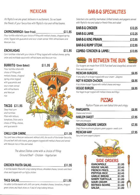 Pepito's Mexican restaurant on London Road, Derby - Everymenu