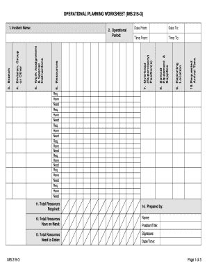 Ics Form 215 Fill And Sign Printable Template Online