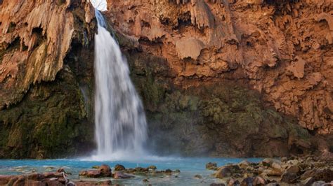 Havasu Falls Havasupai Indian Reservation Grand Canyon Arizona Usa