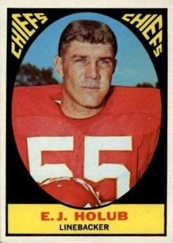 The Trading Card Database Topps E J Holub Topps Football