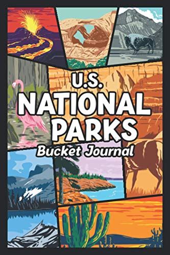 National Parks Bucket Journal Passport Stamp Book Outdoor