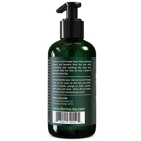 Tea Tree Oil Antifungal Antibacterial Soap Body Wash Natural