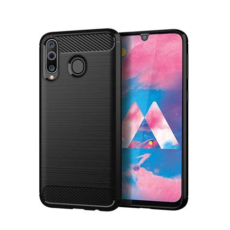 Etui SAMSUNG GALAXY A40S M30 Nexeri Carbon Pancerne Czarne Nexeri