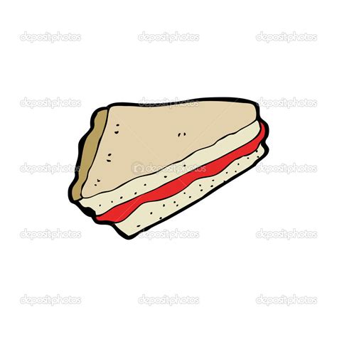 Jam Sandwich Cartoon — Stock Vector © Lineartestpilot 13567532