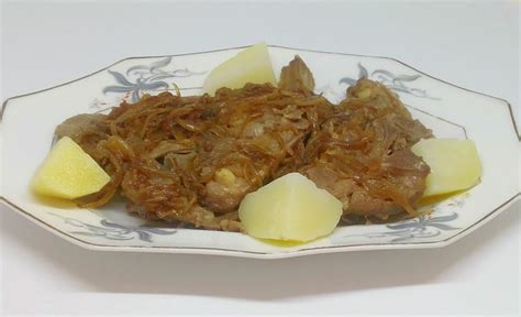 Costeletas De Borrego De Cebolada Mesa A Ziza Cem Cores Mil