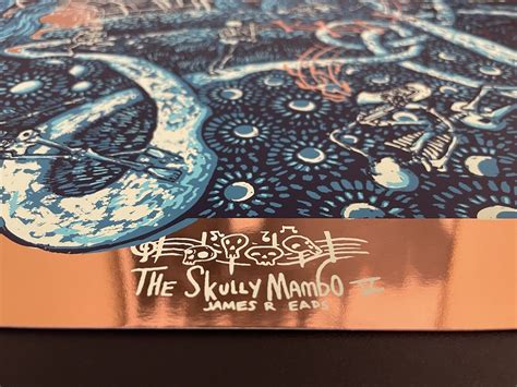 James R Eads Skully Mambo V” Rose Gold Foil 315 Ebay