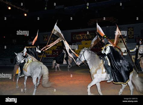 Medieval Times Dinner And Tournament Show Stock Photo Alamy