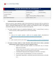 Ficha de aplicación 07 docx FICHA DE APLICACIÓN DEL ESTUDIANTE 7