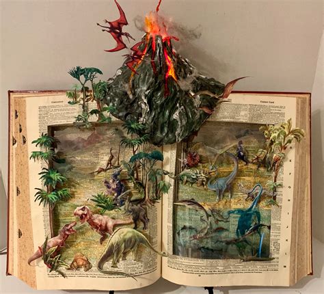 Altered Book Diorama By Dawn Morehead Book Art Sculptures Book