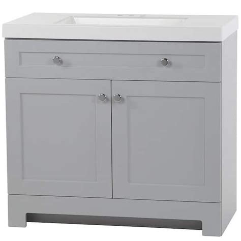 Glacier Bay Everdean 37 In W X 19 In D X 34 In H Single Sink Bath