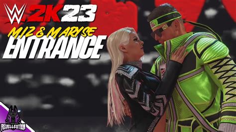 Wwe K Miz Maryse Entrance Wwe K Youtube