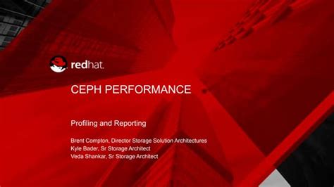 Ceph Performance Profiling and Reporting | PPT