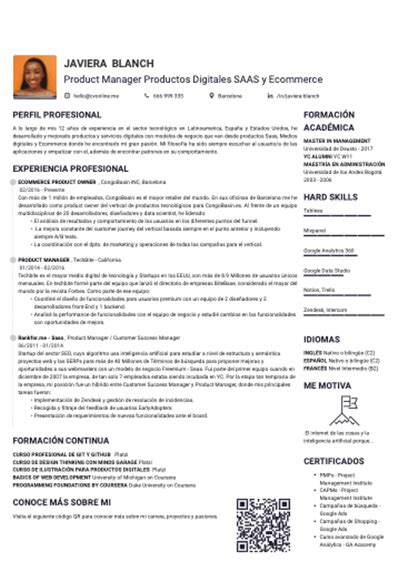 Plantillas Curriculum Vitae Para Rellenar Gratis Y Descargar En Pdf