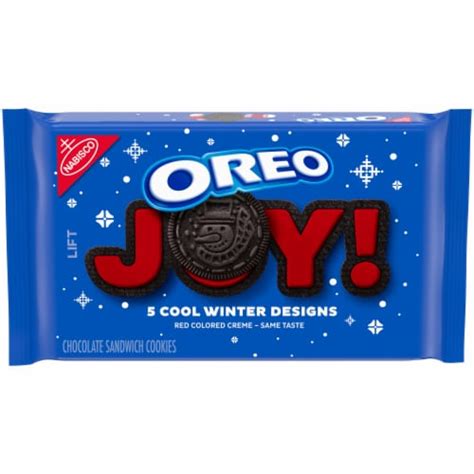 Oreo Red Creme Chocolate Sandwich Cookies Holiday Cookies Limited Edition, 20 oz - Kroger