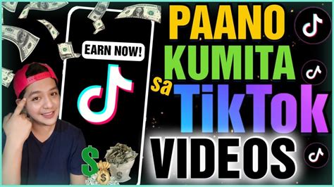 Paano Kumita Sa Tiktok Video How To Earn Money On Tiktok Video