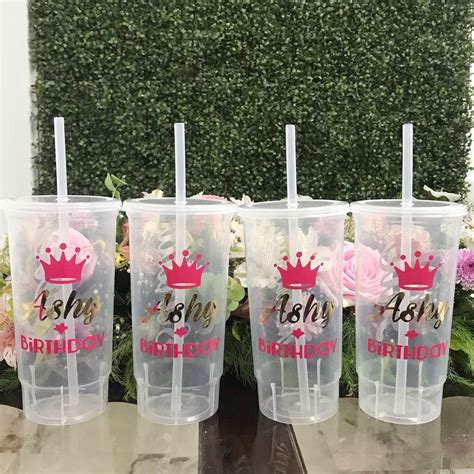 Vasos De Pl Stico Con Popote Oz Personalizados Mercado Libre