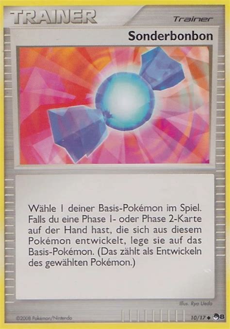 Sonderbonbon Wert Bild K Nstler Seltenheit Pokemonkarte De