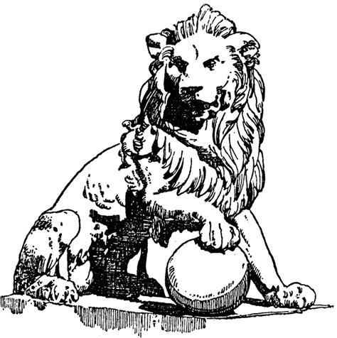 Lion Statue | ClipArt ETC