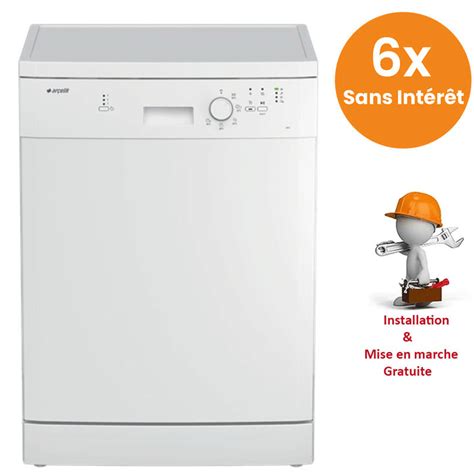 Lave Vaisselle Arcelik 5 Programmes 6355T Blanc Au Meilleur Prix En