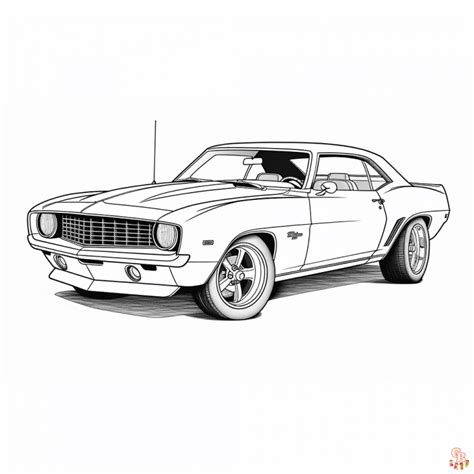 Printable Camaro Coloring Pages Free For Kids And Adults