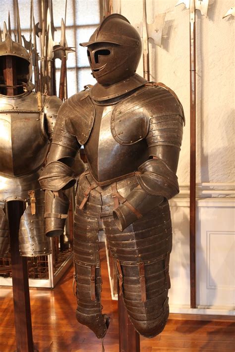 Armour Of A 17th Century Cuirassier Such As Was Worn By The London