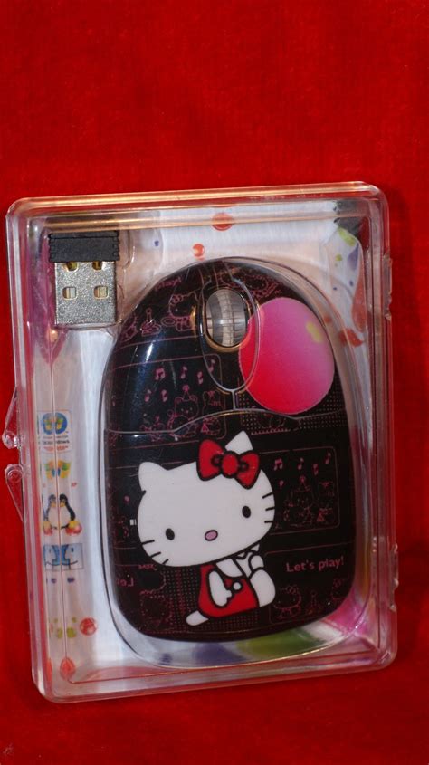 Hello Kitty Wireless Mouse (Black)