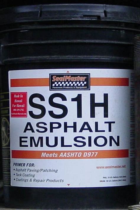 SS 1H Asphalt Binder Sealmaster Hawaii