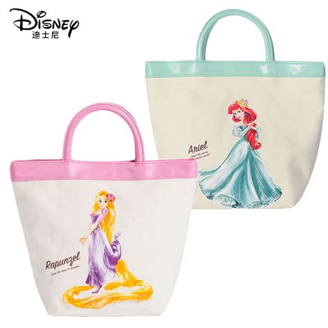 Bolsa Feminina De Luxo Da Princesa Sereia Disney Designer Dobra