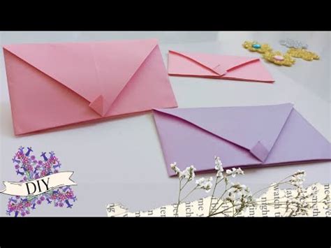 Envelope Making With Paper Without Glue Tape And Scissors At Home L