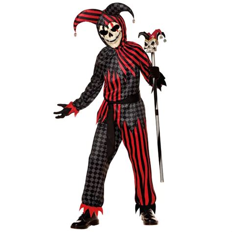 Kids Evil Jester Costume