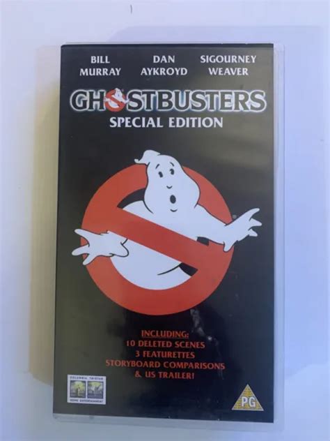 Ghostbusters Vhs Video Tape Cult Classic Special Edition