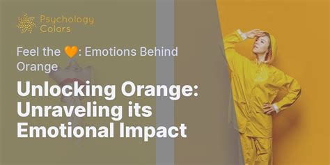 What emotions are associated with the color orange?