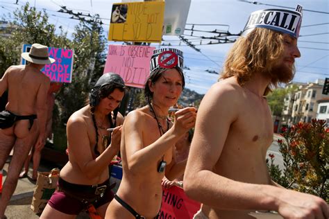 Nude Activists Strip For Body Freedom SFBay