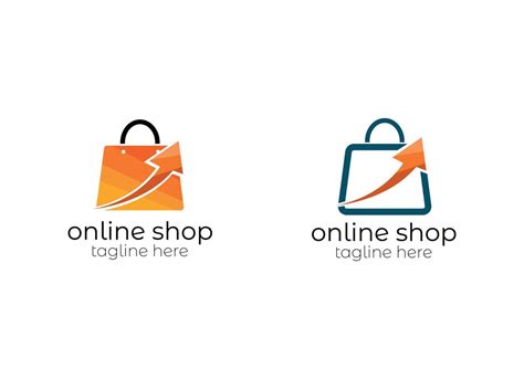 Online Shop Logo designs Template. 17067133 Vector Art at Vecteezy