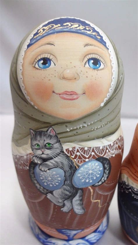 Russian unique matryoshka !! High quality. Doll with a soul ! The ...