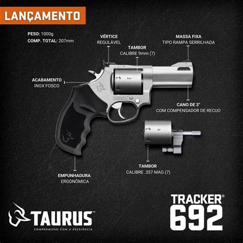 Revolver Taurus Rt Tracker Mm Mag Edu Svet Gob Gt