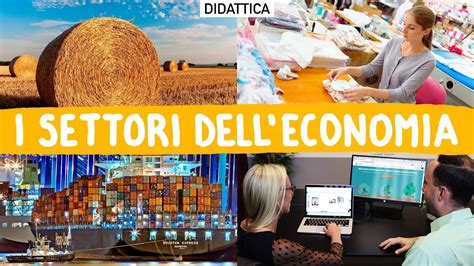 Didattica I Settori Dell Economia Youtube