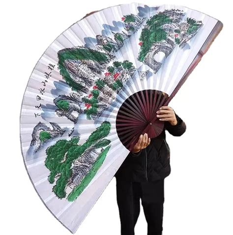 giant large size wall fan cm bamboo hand fan  decoration