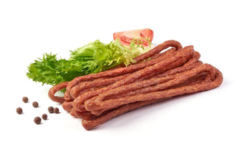 Kabanos Longue Saucisse S Che Mince Polonaise Faite De Porc D Isolement