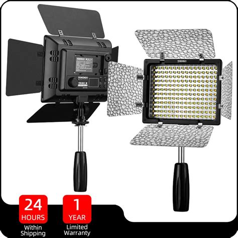 YONGNUO YN160 III LED Video Light Bi Color 3200 5600k Stepless Dimmable