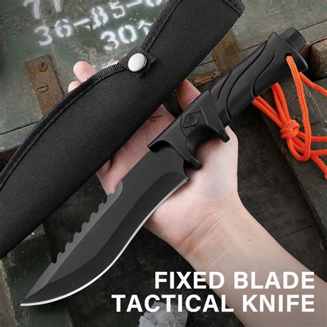 Camping E Ca A Faca Bainha L Mina Fixa Facas Retas Tactical Bowie