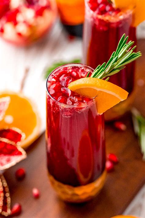 Easy Orange Pomegranate Mimosa Recipe Sugar And Soul