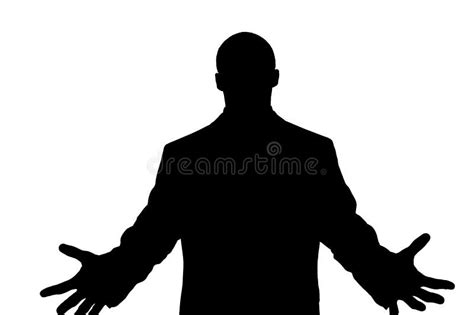 Silhouette Of Man Reaching Stock Illustration Illustration Of Hand