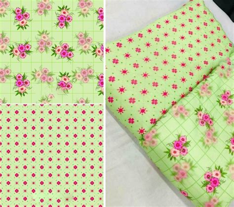 Green Digital Printed Satin Fabric At Rs Meter Fancy Cloth In