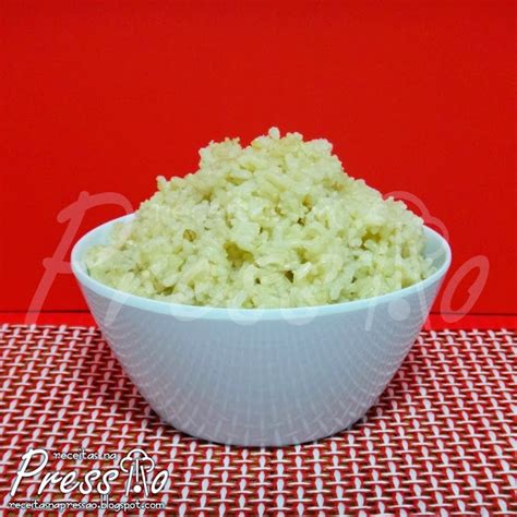 Arroz Integral Na Press O Receitas Na Press O