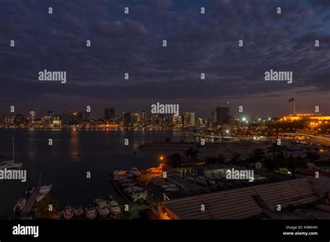 Luanda by Night Stock Photo - Alamy