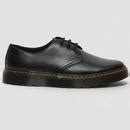 Dr Martens Thurston Lo Lusso Leather Eyelet Shoes Black