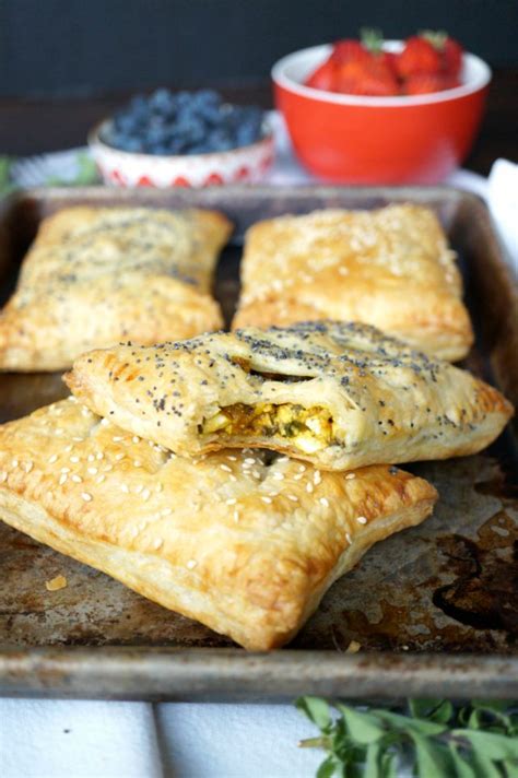 Vegan Tofu Scramble Breakfast Pockets The Baking Fairy