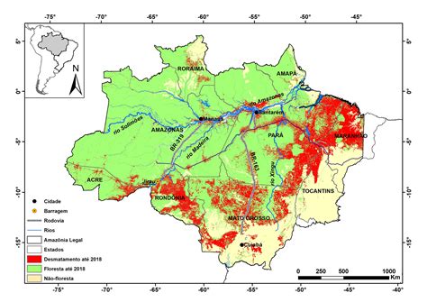 Arco Do Desmatamento Mapa Librain