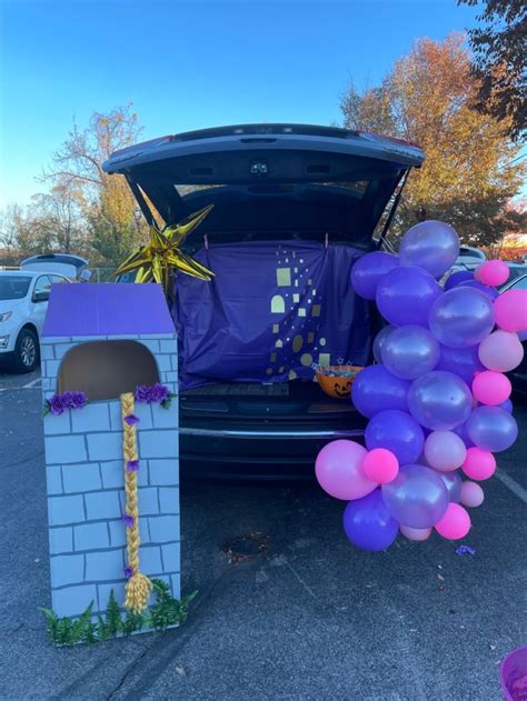 Rapunzel Trunk Or Treat In 2022 Trunk Or Treat Treats Rapunzel